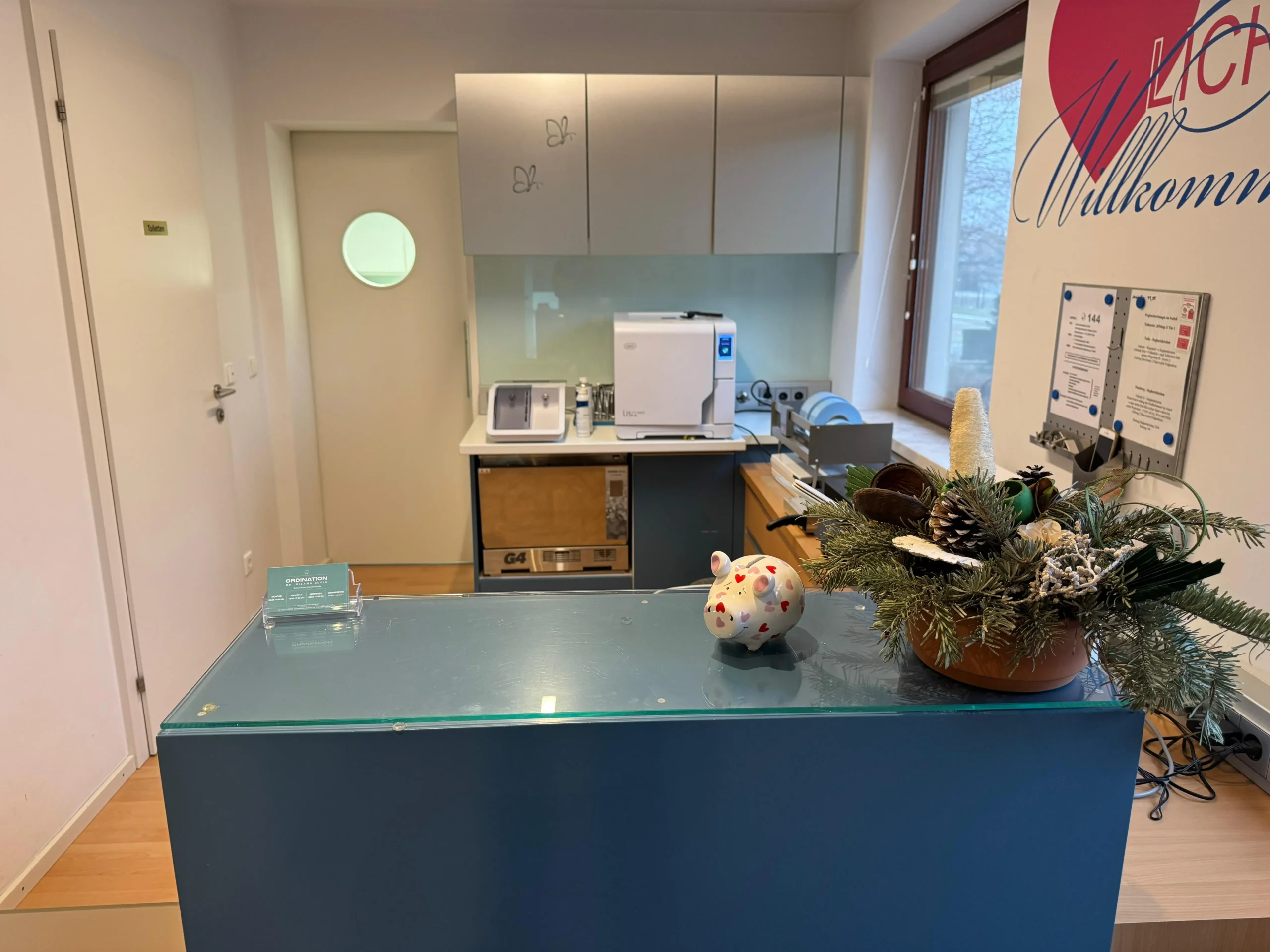 Empfangsbereich der Ordination